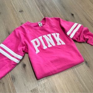 Pink size large sweatshirt new